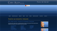 Desktop Screenshot of chrisallenplasticsurgery.com.au